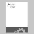 Печать черно-белого фирменного бланка, формат А4